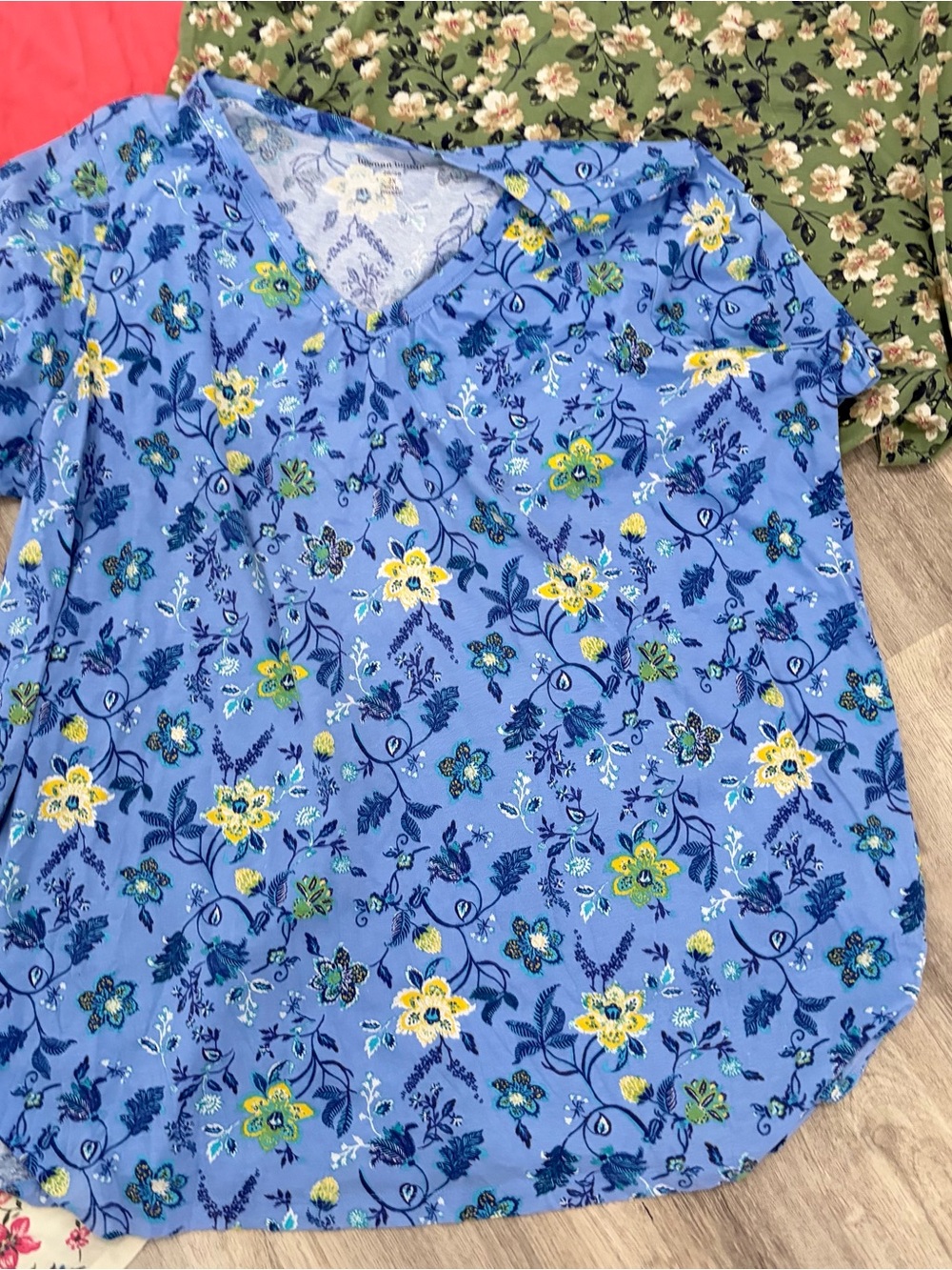Lot Of 9 Women Within Plus Size Tshirts Shirts Tops Womens 2X Floral Basic Tanks - Picture 2 of 16